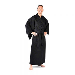 black kimono for men