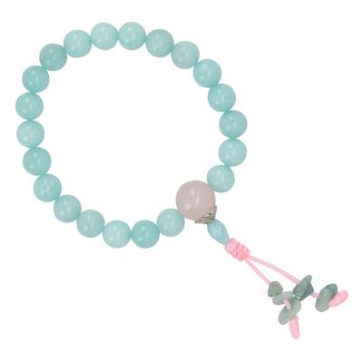 amazonite wrist mala