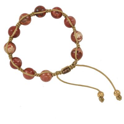 red jasper shamballa bracelet