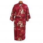 Red yukata for men in 100% cotton from Japan