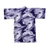 blue koi fish design happi coat from Japan