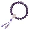 mala bead wrist mala bracelet in amethyst