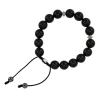 men's mala bracelet in black onyx