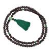 rosewood mala bead necklace