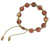 red jasper beaded bracelet