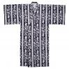 navy haiku design mens yukata