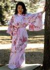 Japanese cotton yukata for women