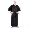 Japanese black kimono for meditation