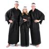 Black Japanese robe for ceremonies and special events