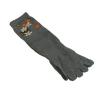 women's toe socks with flowers in gray